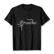 Buddha Stones Breathe Word Tee T-shirt