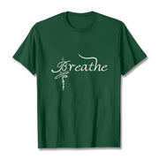 Buddha Stones Breathe Word Tee T-shirt
