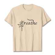 Buddha Stones Breathe Word Tee T-shirt