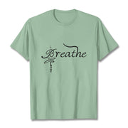 Buddha Stones Breathe Word Tee T-shirt