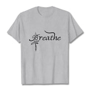 Buddha Stones Breathe Word Tee T-shirt