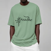 Buddha Stones Breathe Word Tee T-shirt