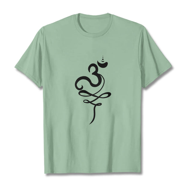 Buddha Stones OM Sanskrit Tee T-shirt