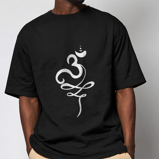Buddha Stones OM Sanskrit Tee T-shirt