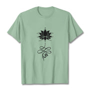 Buddha Stones Lotus OM Sanskrit Tee T-shirt
