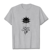 Buddha Stones Lotus OM Sanskrit Tee T-shirt