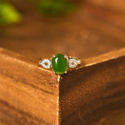 FREE Today: Prosperity and Luck Natural Jade Adjustable Buckle Ring