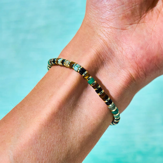 FREE Today: Support and Powerful Natural Hematite Tiger Eye Stones Bracelet