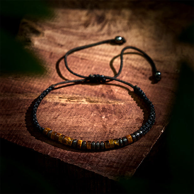 FREE Today: Protection and Strength 3Pcs Tiger Eye Lava Rock Bracelet Set