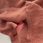 Buddha Stones Casual Plain Handmade Plaid Midi Dress Cotton Sleeveless Dress With Pockets