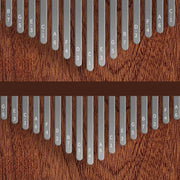 Buddha Stones 21 Keys Kalimba Thumb Piano Yellow Sandalwood Retro Portable Finger Piano