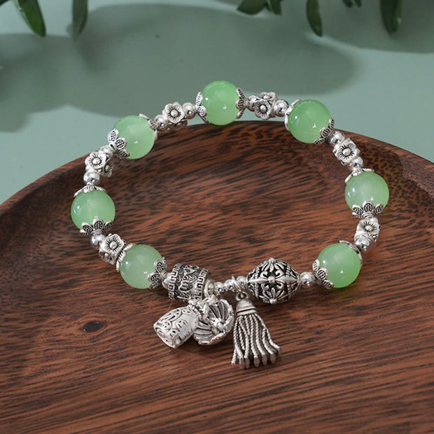 FREE Today: Inner Peace and Healing Amethyst Green Crystal Various Crystal Money Bags Lotus Bracelet