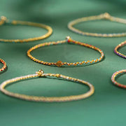 FREE Today: Luck Strength Colorful Rope Coin Bead Extra Thin Braided Bracelet
