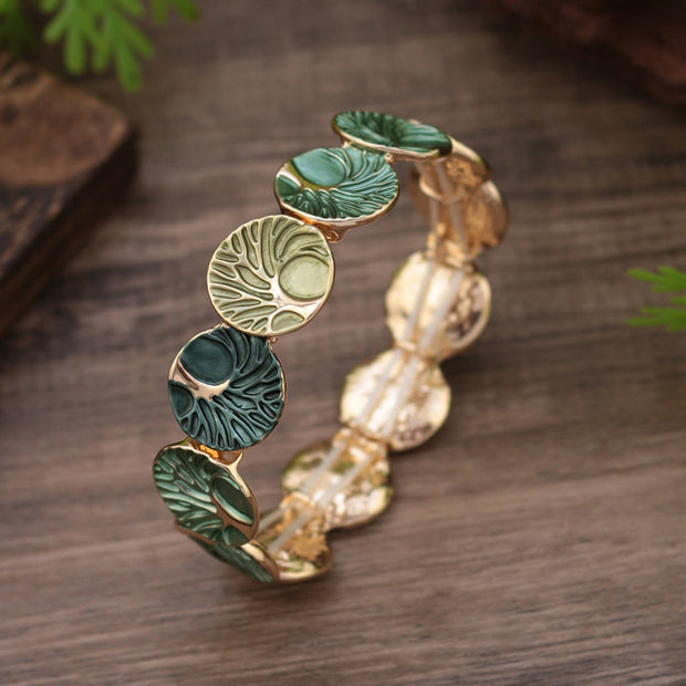 FREE Today: Unity and Enlightenment The Tree Of Life Enamel Alloy Bracelet