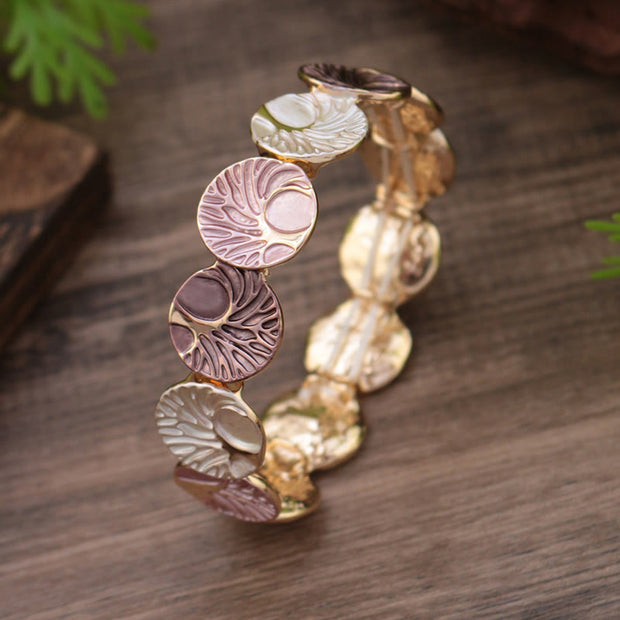 FREE Today: Unity and Enlightenment The Tree Of Life Enamel Alloy Bracelet