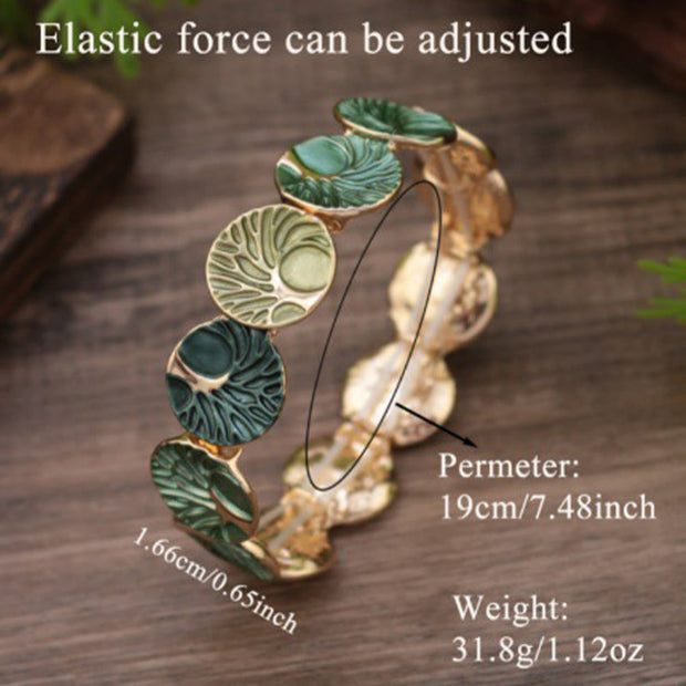 FREE Today: Unity and Enlightenment The Tree Of Life Enamel Alloy Bracelet