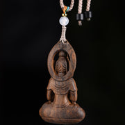 FREE Today: Luck and Prosperity Qinan Agarwood Avalokitesvara Carved Necklace Pendant