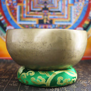 Buddha Stones Handmade Nepal Golden Singing Bowl Simple Design for Healing and Meditation Sound Bowl Set