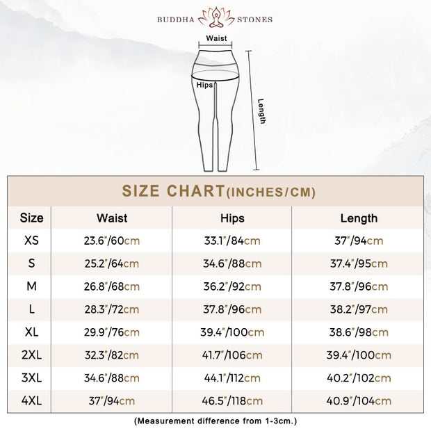 Buddha Stones Butterfly Plum Blossom Fu Character Pattern Print Gym Leggings Women's Yoga Pants