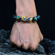 Buddha Stones Colorful Sea Willow Color Change PiXiu Positive Healing Bracelet