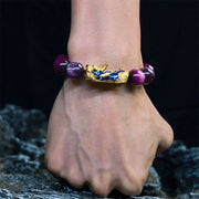 Buddha Stones Colorful Sea Willow Color Change PiXiu Positive Healing Bracelet