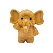 Buddha Stones Mini Sandalwood Elephant Carved Healing Decoration