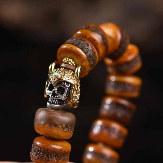 Buddha Stones Vintage Tibetan Camel Bone Yak Bone Balance Bracelet