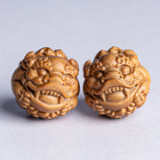 Buddha Stones Mini Small PiXiu Sandalwood Protection Home Decoration