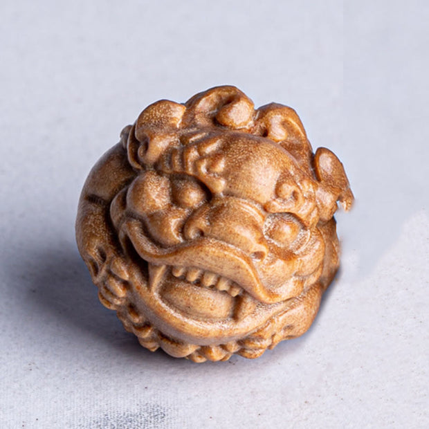 Buddha Stones Mini Small PiXiu Sandalwood Protection Home Decoration