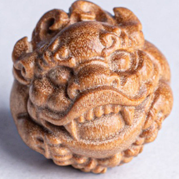 Buddha Stones Mini Small PiXiu Sandalwood Protection Home Decoration