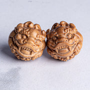 Buddha Stones Mini Small PiXiu Sandalwood Protection Home Decoration