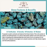 Buddha Stones Vintage Distressed Design Turquoise Copper Balance Bracelet