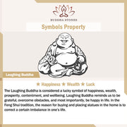Buddha Stones Copper Laughing Buddha Pattern Happiness Necklace Pendant - image 4