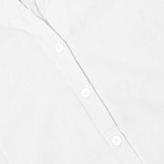 Buddha Stones Casual Plain Button Notched Collar Women's Short Sleeve Shirt