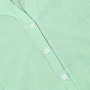 Buddha Stones Casual Plain Button Notched Collar Women's Short Sleeve Shirt