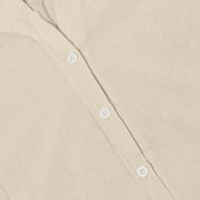Buddha Stones Casual Plain Button Notched Collar Women's Short Sleeve Shirt