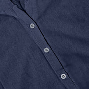Buddha Stones Casual Plain Button Notched Collar Women's Short Sleeve Shirt
