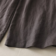 Buddha Stones Casual Colorblock Drawstring Women's Cotton Wide Leg Pants With Pockets