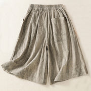 Buddha Stones Summer Casual Tie-dye Plain Cotton Women's Shorts With Pockets