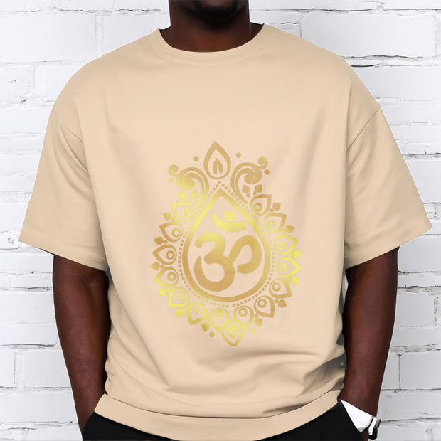 Buddha Stones Water Drop OM Design Tee T-shirt