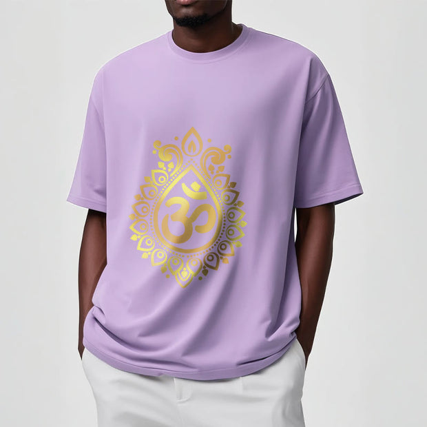 Buddha Stones Water Drop OM Design Tee T-shirt