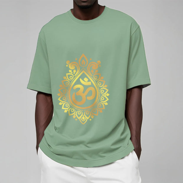 Buddha Stones Water Drop OM Design Tee T-shirt