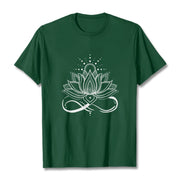 Buddha Stones Lotus Flower Sun Design Tee T-shirt