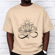 Buddha Stones Lotus Flower Sun Design Tee T-shirt