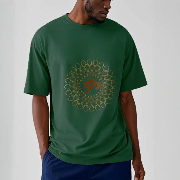 Buddha Stones Rhombus OM Design Tee T-shirt