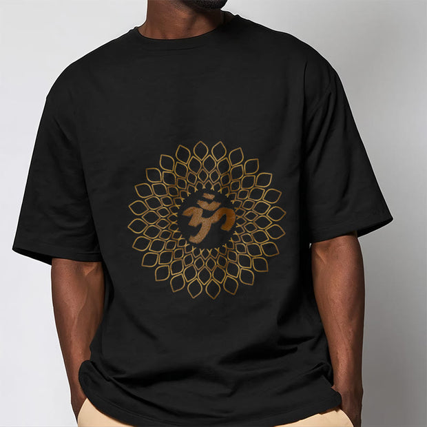 Buddha Stones Rhombus OM Design Tee T-shirt