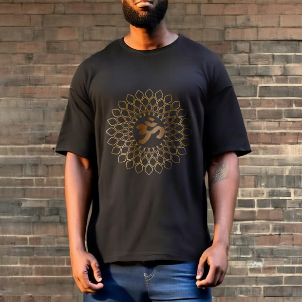 Buddha Stones Rhombus OM Design Tee T-shirt