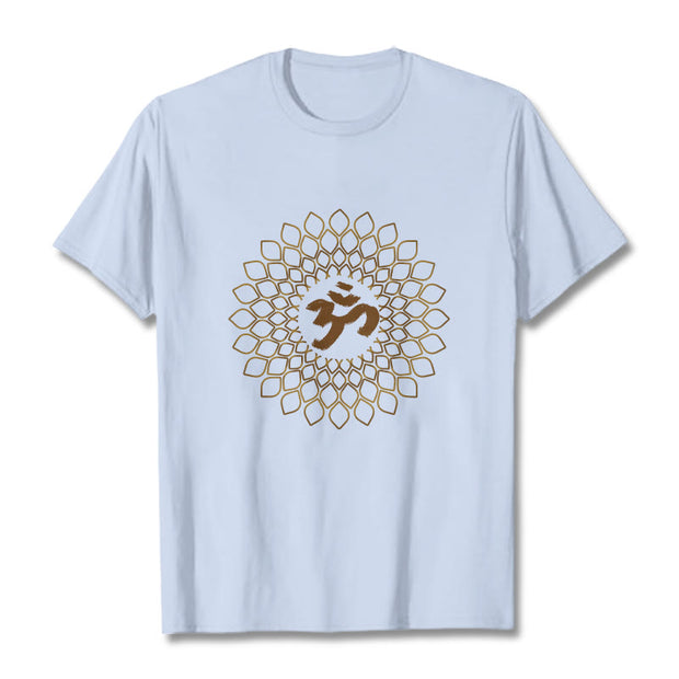 Buddha Stones Rhombus OM Design Tee T-shirt