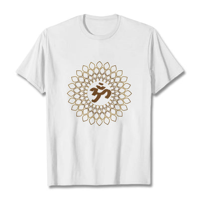 Buddha Stones Rhombus OM Design Tee T-shirt