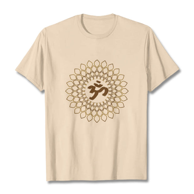 Buddha Stones Rhombus OM Design Tee T-shirt